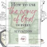 Image of the Armor of God with explanation of each piece