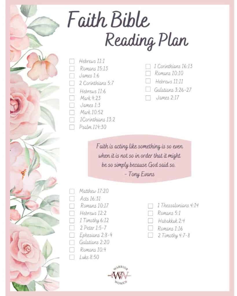 Faith Bible Reading Plan mock up