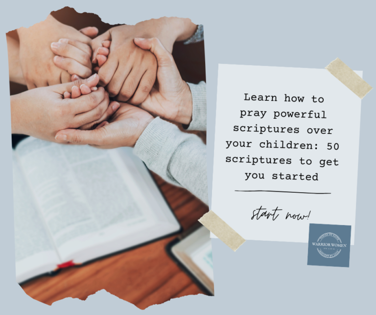 How To Pray Powerful Scripture Over Your Children: 50 Scriptures To Get ...