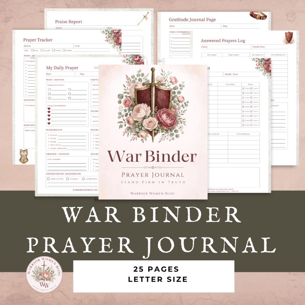 War Binder Prayer Journal