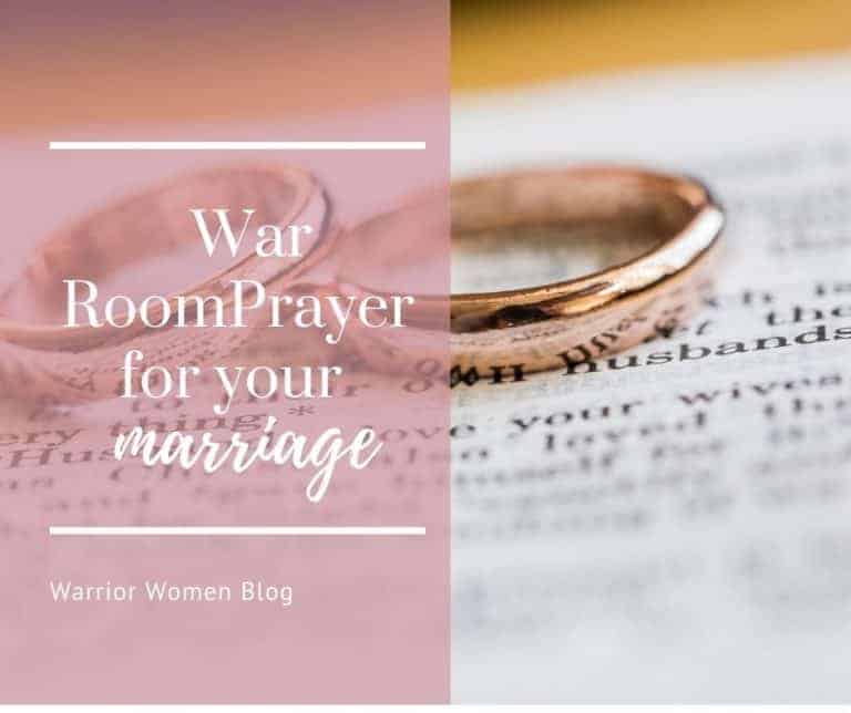 War Room Prayers for your Marriage